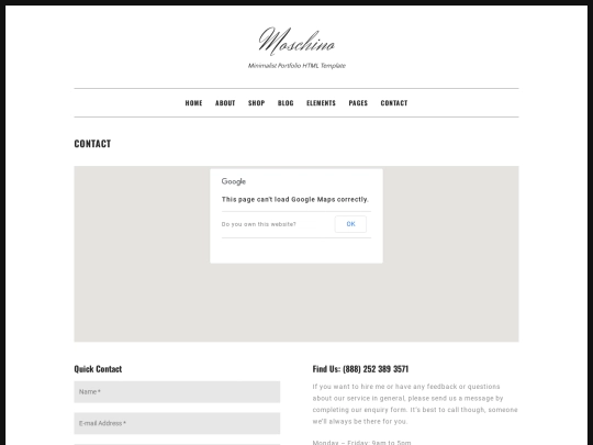 HTML-Moschino1.0.0/contact screenshot