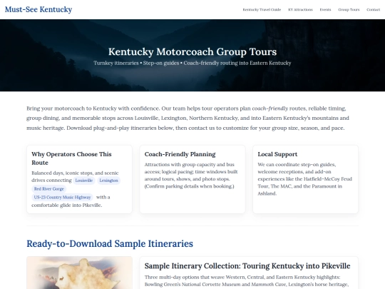 motorcoach-group-tours screenshot