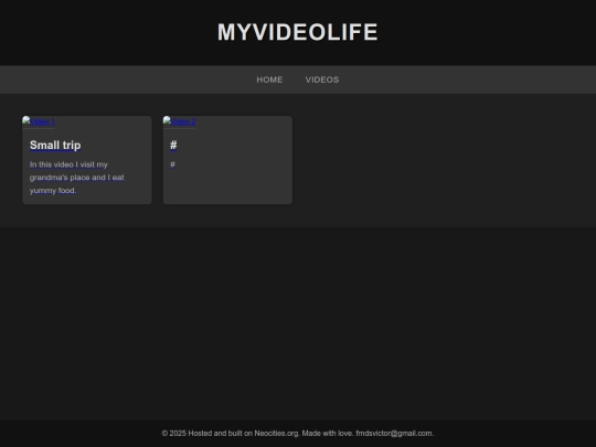 videos screenshot