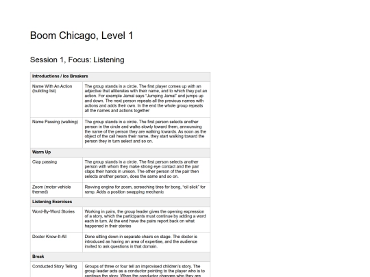 BoomChicagoLevel1 screenshot