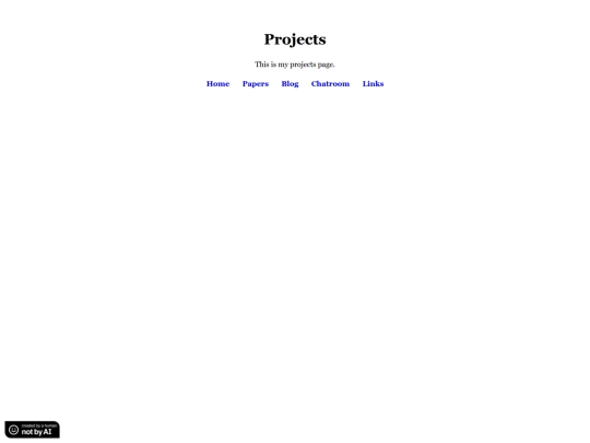 projects screenshot