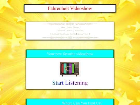 fahrenheitvideoshow/home screenshot