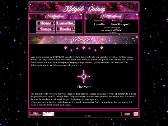 Calendar screenshot