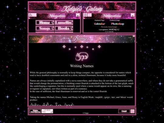 Lumellis/Names screenshot