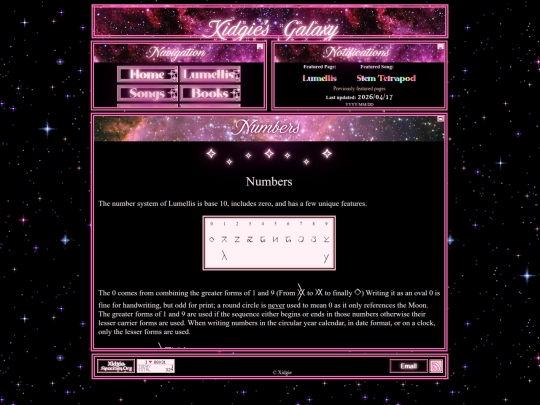 Numbers screenshot