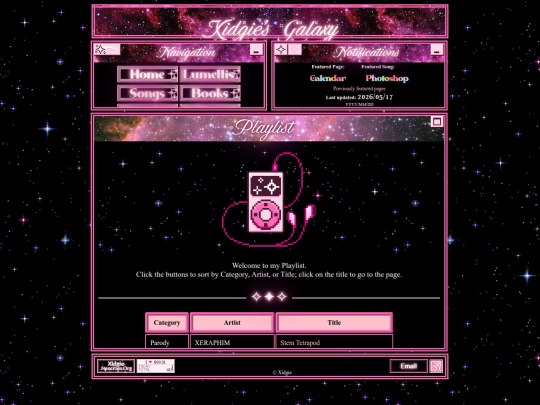 Songs screenshot