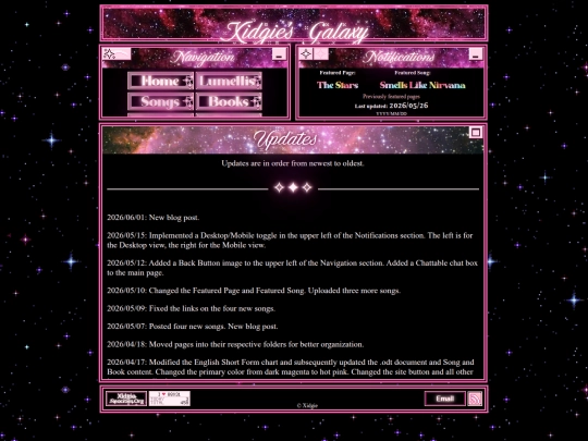 Updates screenshot