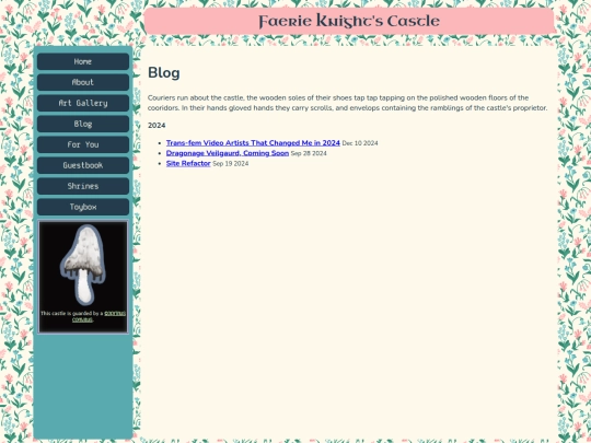 blog screenshot