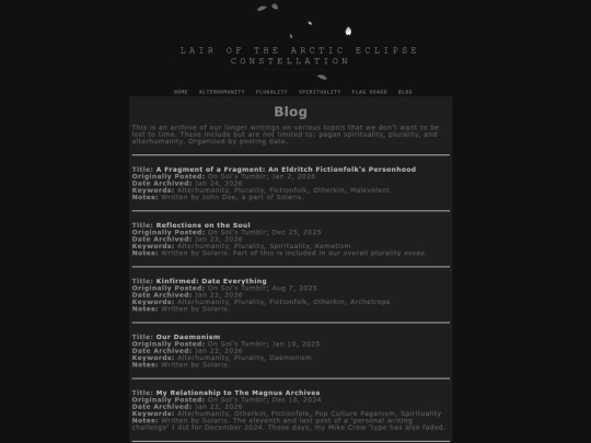 blog screenshot