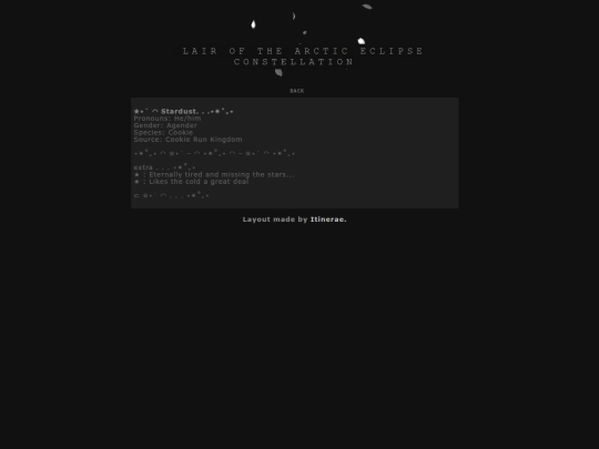 facets/stardust screenshot