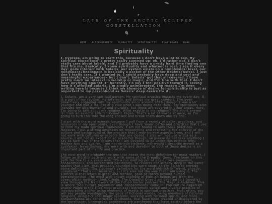 spirituality screenshot