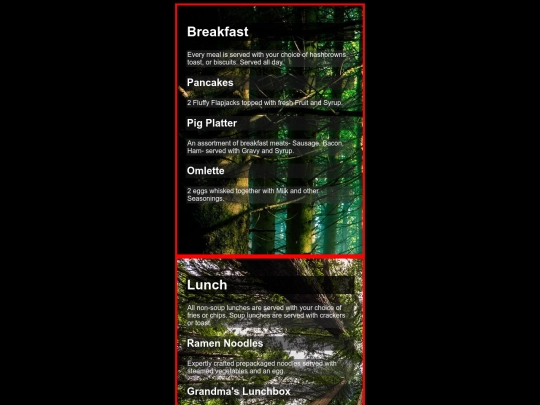 menu-assignment screenshot