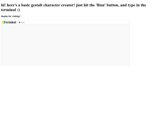 gestalt screenshot