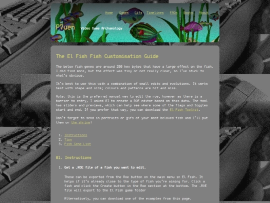 faqs/elfish/El-Fish-Fish-Customisation-Guide screenshot