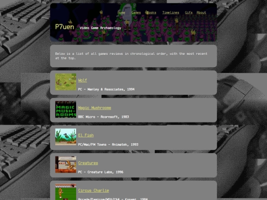 games screenshot