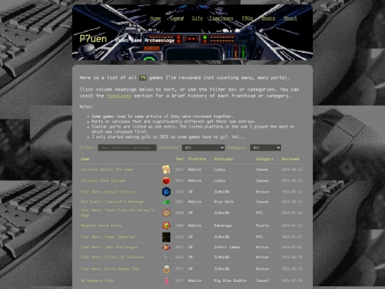 games screenshot