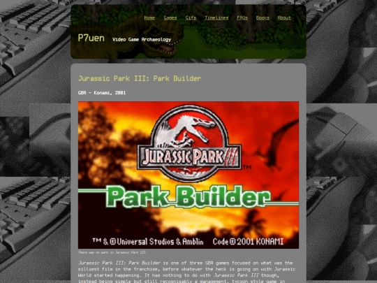 posts/2026-08-30-Jurassic-Park-III-Park-Builder screenshot