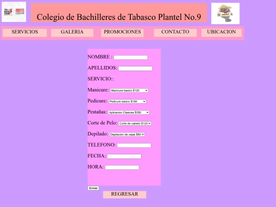 INDEX/HTML/CITAS screenshot