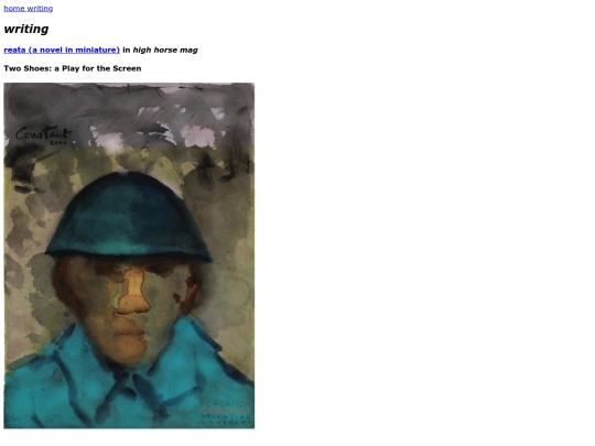 writing screenshot