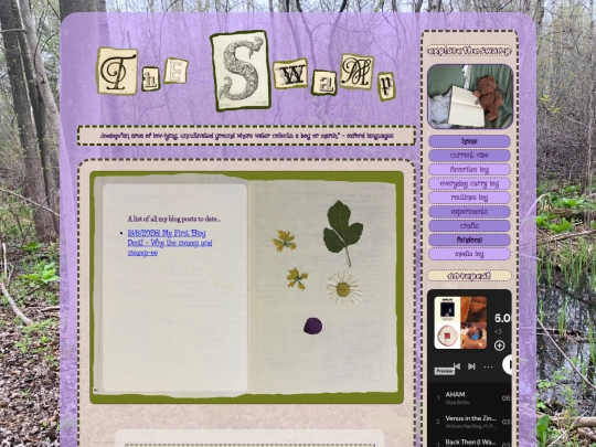 blog screenshot