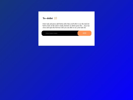 To--Dolist screenshot