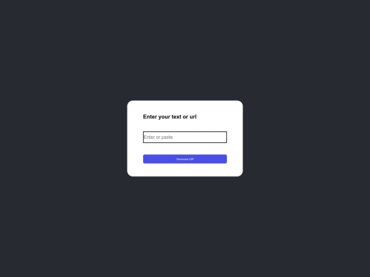 qr generator screenshot