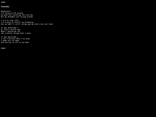 demons/yesterday screenshot