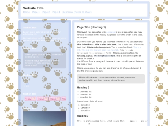 index screenshot