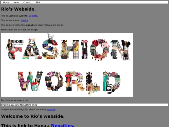 Contact screenshot