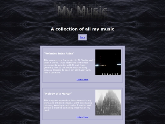 Music screenshot