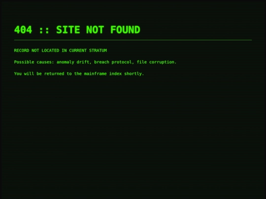 not_found screenshot