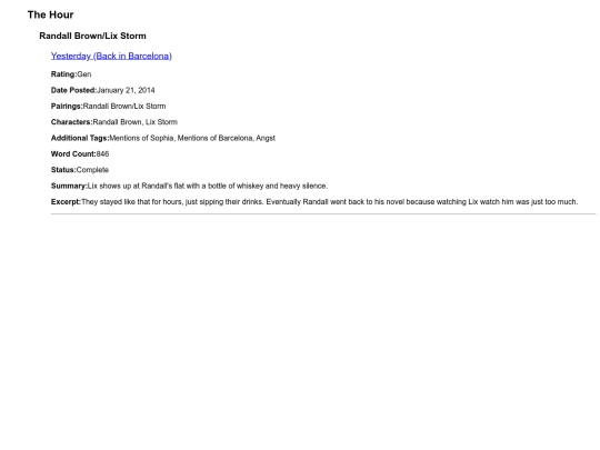 TheHour screenshot