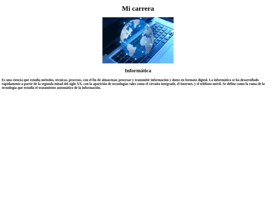 Portafolio/Micarrera screenshot