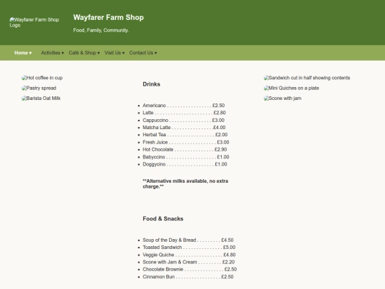 cafe/cafemenu screenshot