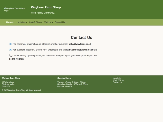 visit-and-contact/contactdetails screenshot