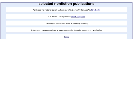 nonfiction screenshot