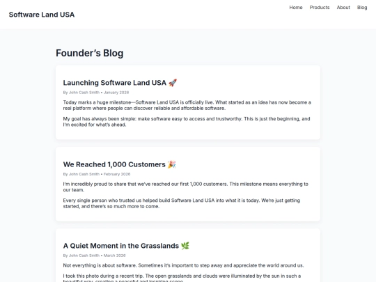 blog screenshot