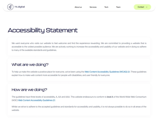 htdigital/accessibility screenshot