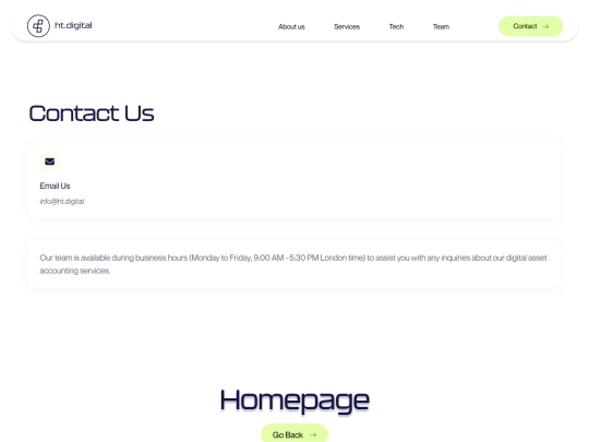htdigital/contact screenshot