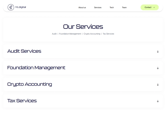 htdigital/services screenshot