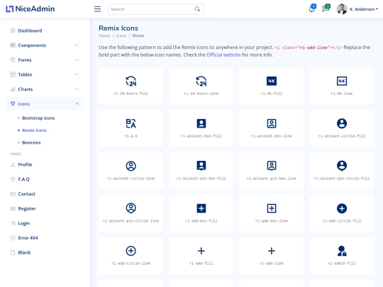 session_replay/NiceAdmin/icons-remix screenshot