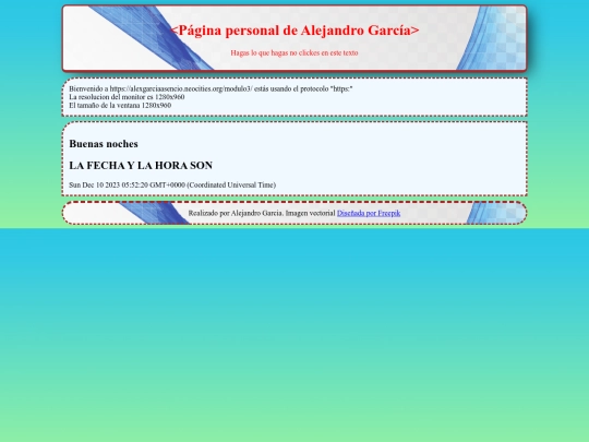 modulo3 screenshot