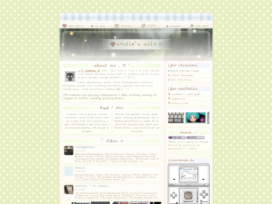 index screenshot