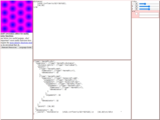 experiments/density-functions screenshot