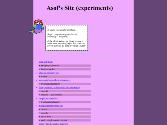 experiments screenshot