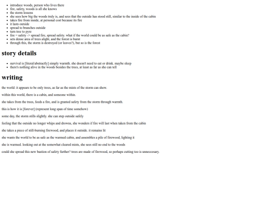 experiments/story screenshot