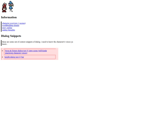 writing-stuff/innkept screenshot