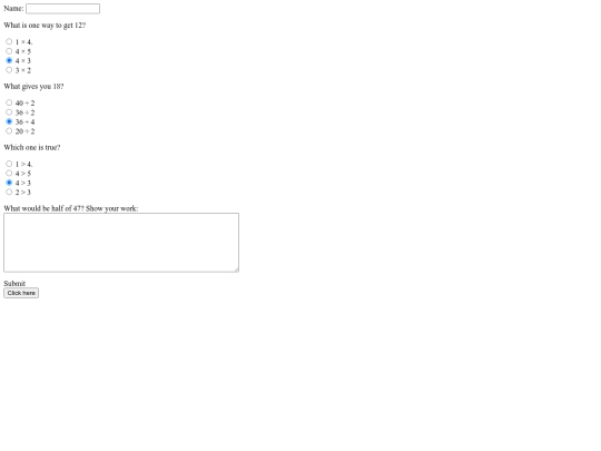 Math Test Form Assignment_Emily Nasino screenshot