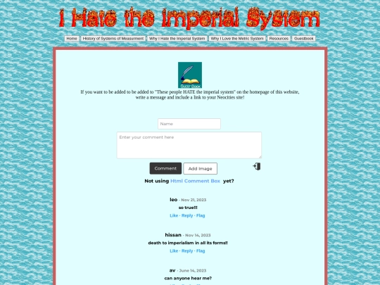 guestbook screenshot