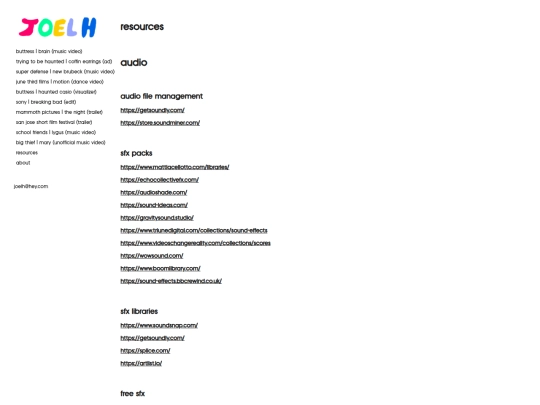 resources screenshot